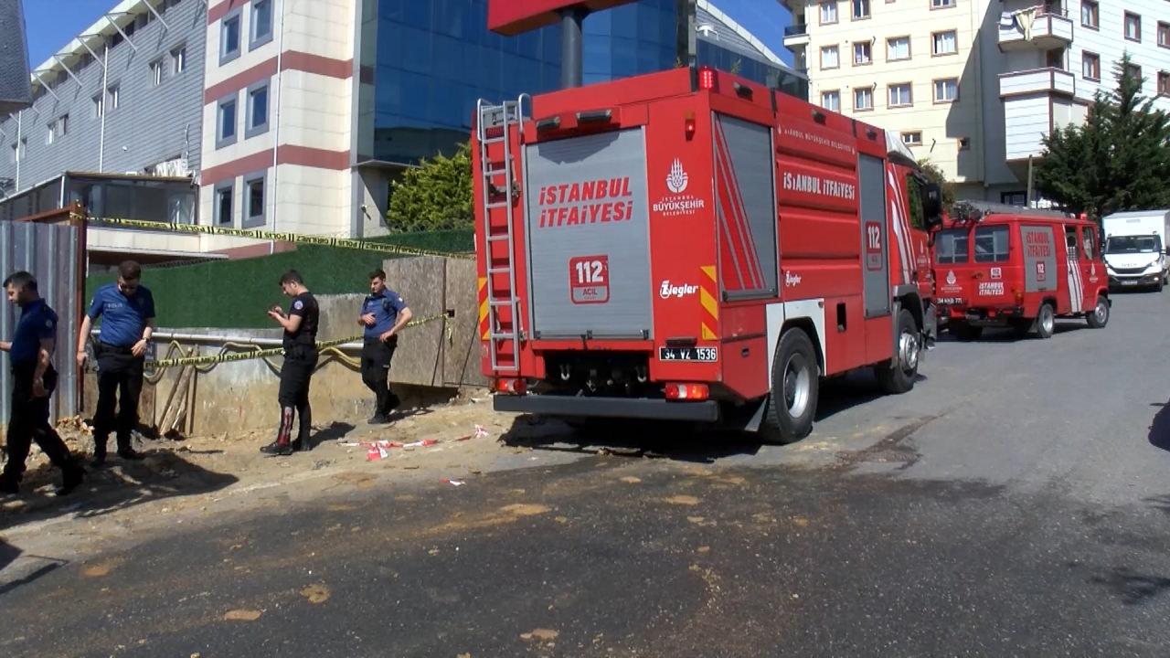 Olay yerine çok sayıda ekip sevk edildi. 