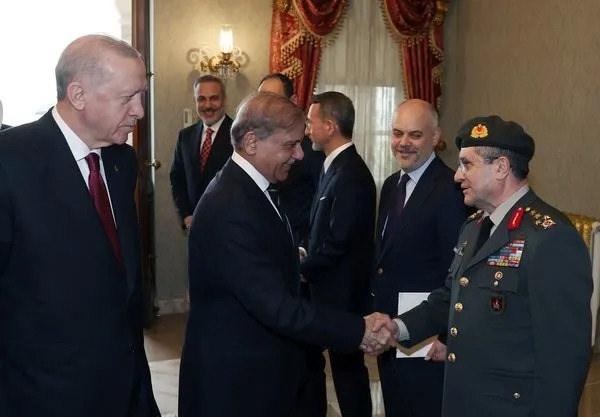 Cumhurbaşkanı Recep Tayyip Erdoğan - Pakistan Başbakanı Şahbaz Şerif