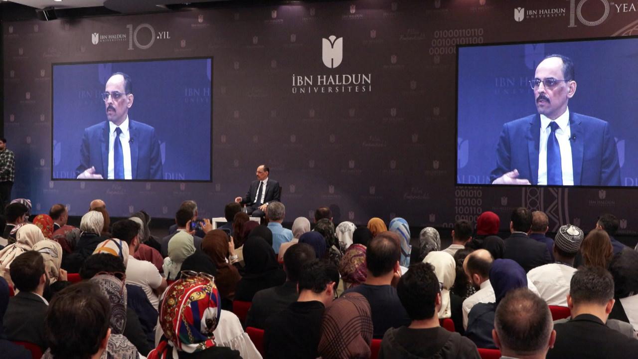 MİT Başkanı Kalın, İbn Haldun Akademi'nin kapanış dersine katıldı