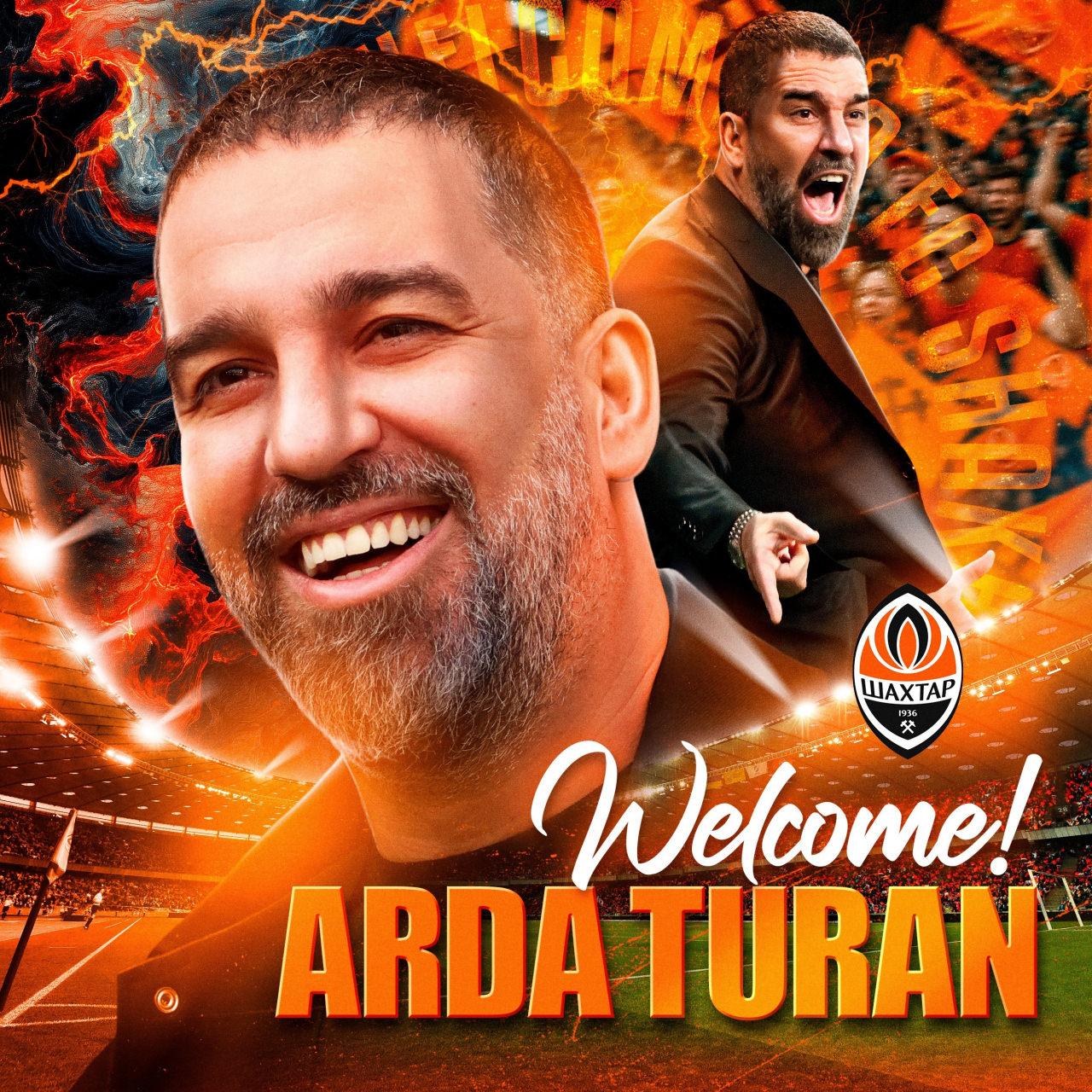 Shakhtar Donetsk, teknik direktörlüğe Arda Turan'ı getirdi.