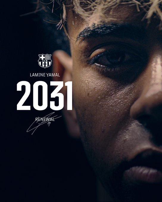Lamine Yamal'ın sözleşmesi 2031'e kadar uzatıldı