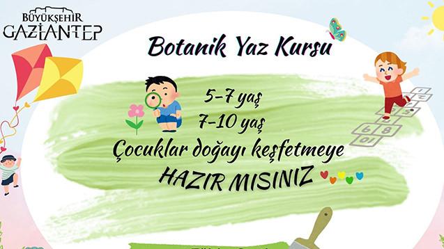 Botanik Yaz Kursu açıldı. 
