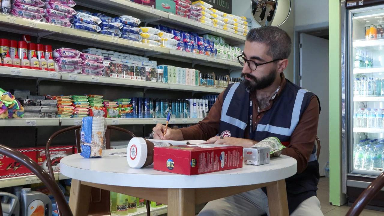 Ticaret Bakanlığı ekipleri denetim yaptı. 
