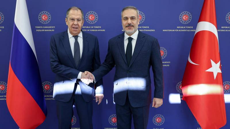 Dışişleri Bakanı Hakan Fidan ve  Rusya Dışişleri Sergey Lavrov 