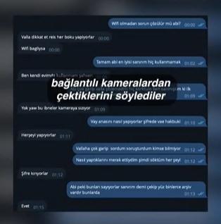 Telegram kanalındaki konuşmalar
