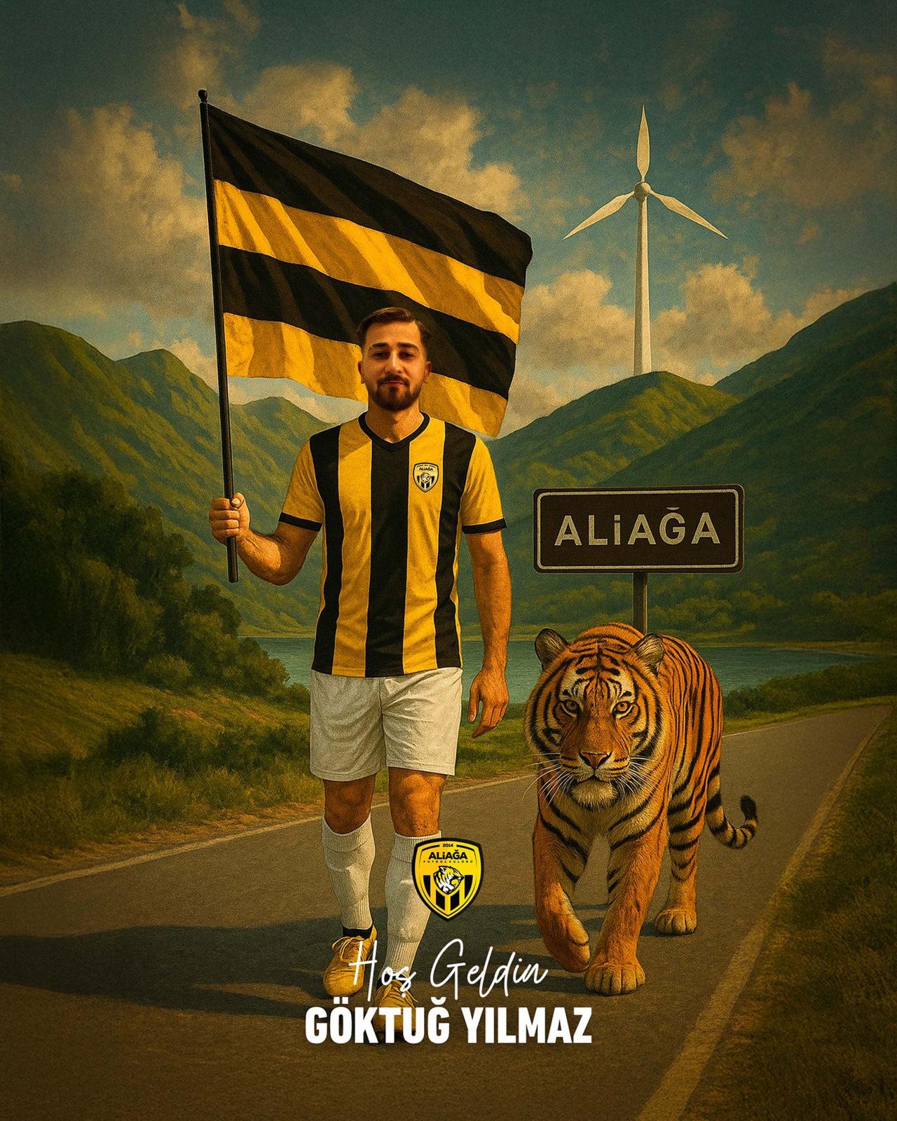 Göktuğ Yılmaz'ın transfer posteri.