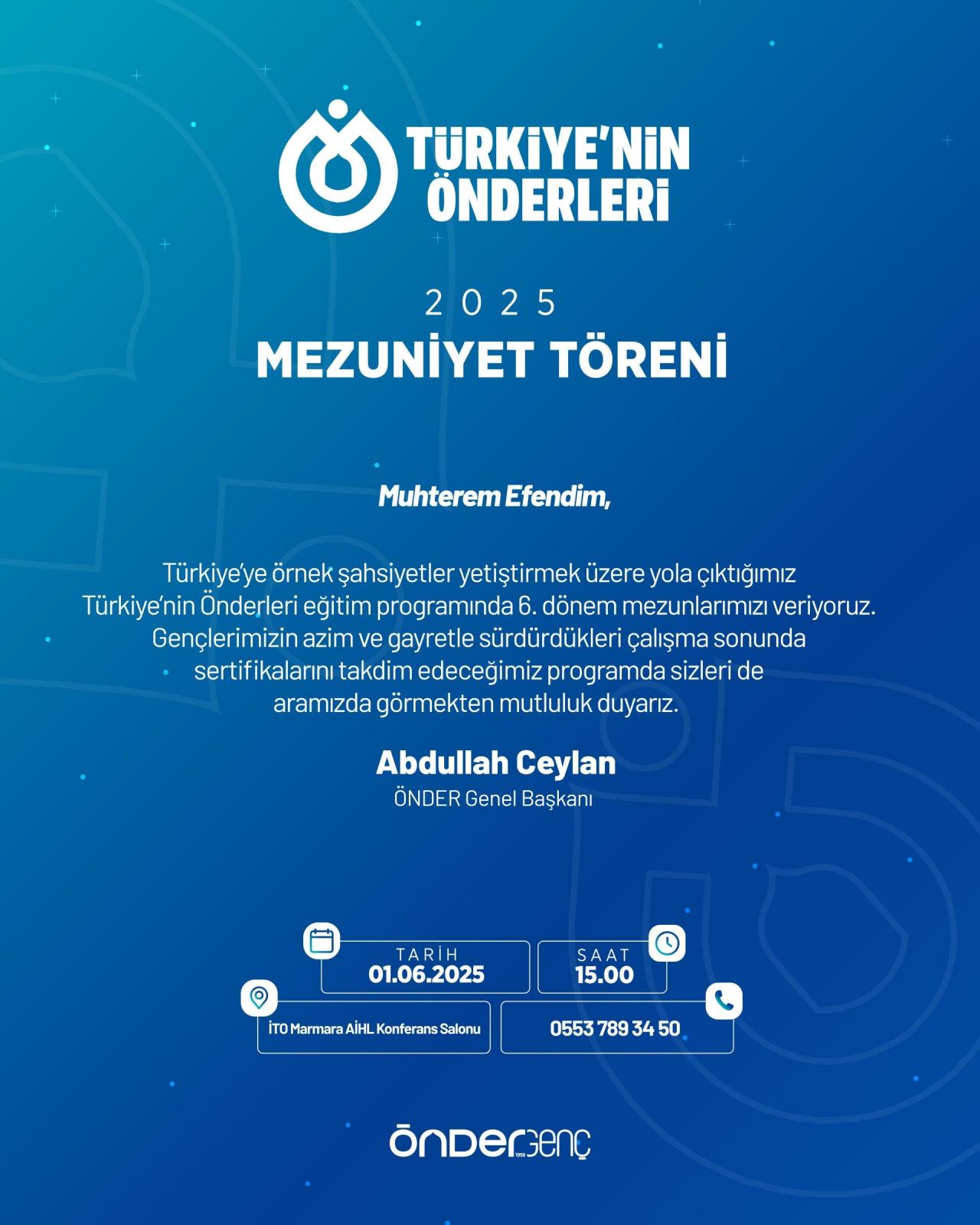 TÜRKİYE'NİN ÖNDERLERİ