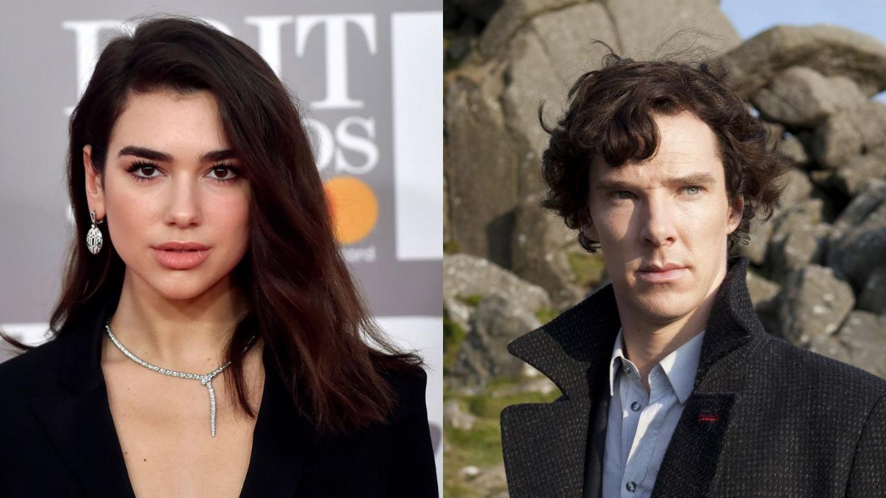 Şarkıcı Dua Lipa- Oyuncu Benedict Cumberbatch