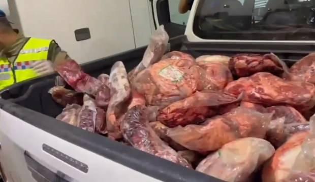 Şanlıurfa'da bir buçuk ton bozuk et ele geçirildi