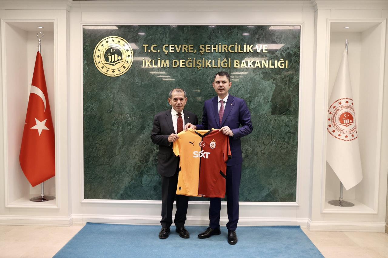 Çevre, Şehircilik ve İklim Değişikliği Bakanı Murat Kurum - Galatasaray Başkanı Dursun Özbek