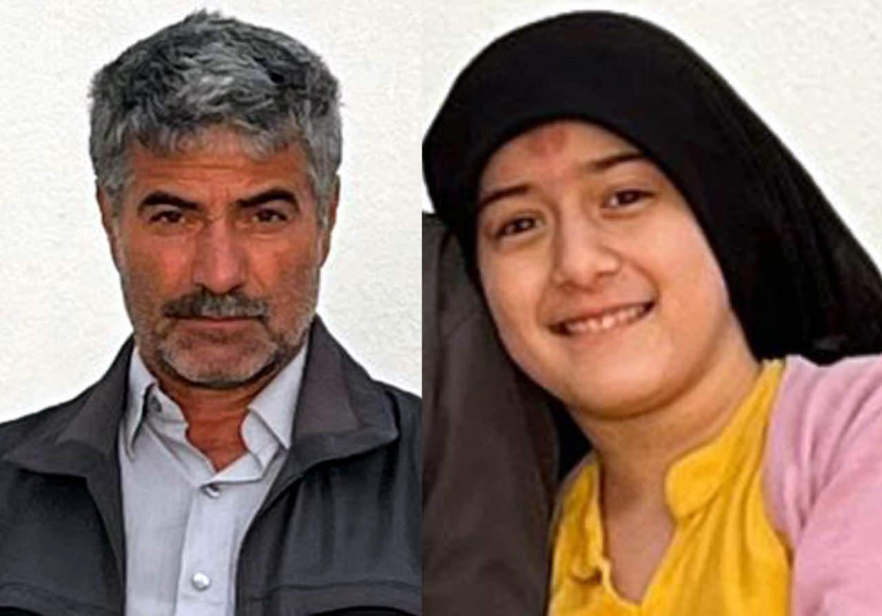 Salih Özer (52) ile kızı Nisa Özer (11) 
