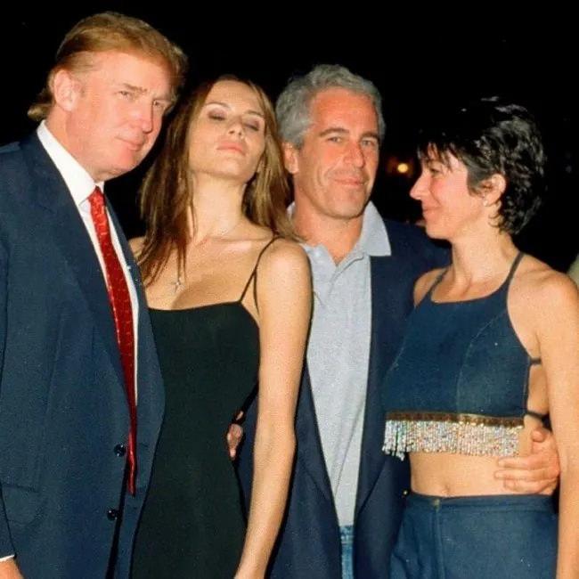 Donald Trump, Melania Trump, Jeffrey Epstein, Ghislaine Maxwell