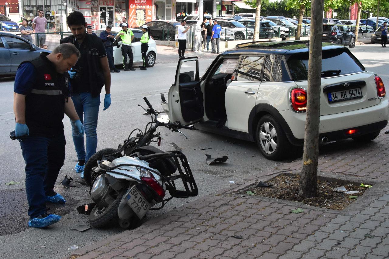 Otomobilin çarptığı kurye, ilk iş gününde öldü