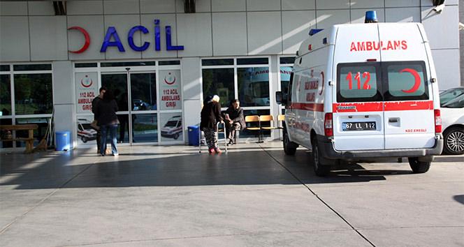 Özge Ş., (21) ağır yaralandı.