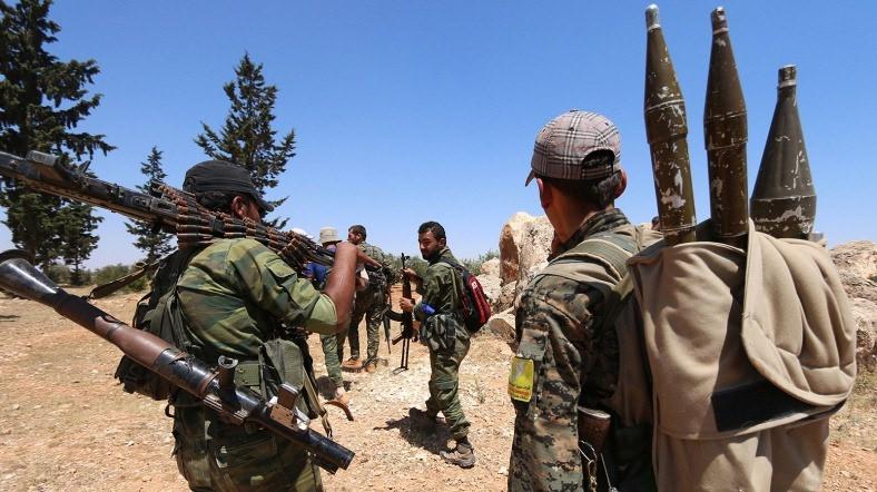 YPG'den silah mühimmatı takviyesi