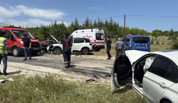 Kırklareli'nde zincirleme kaza: 4 yaralı
