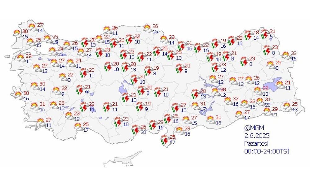 Hava durumu haritası