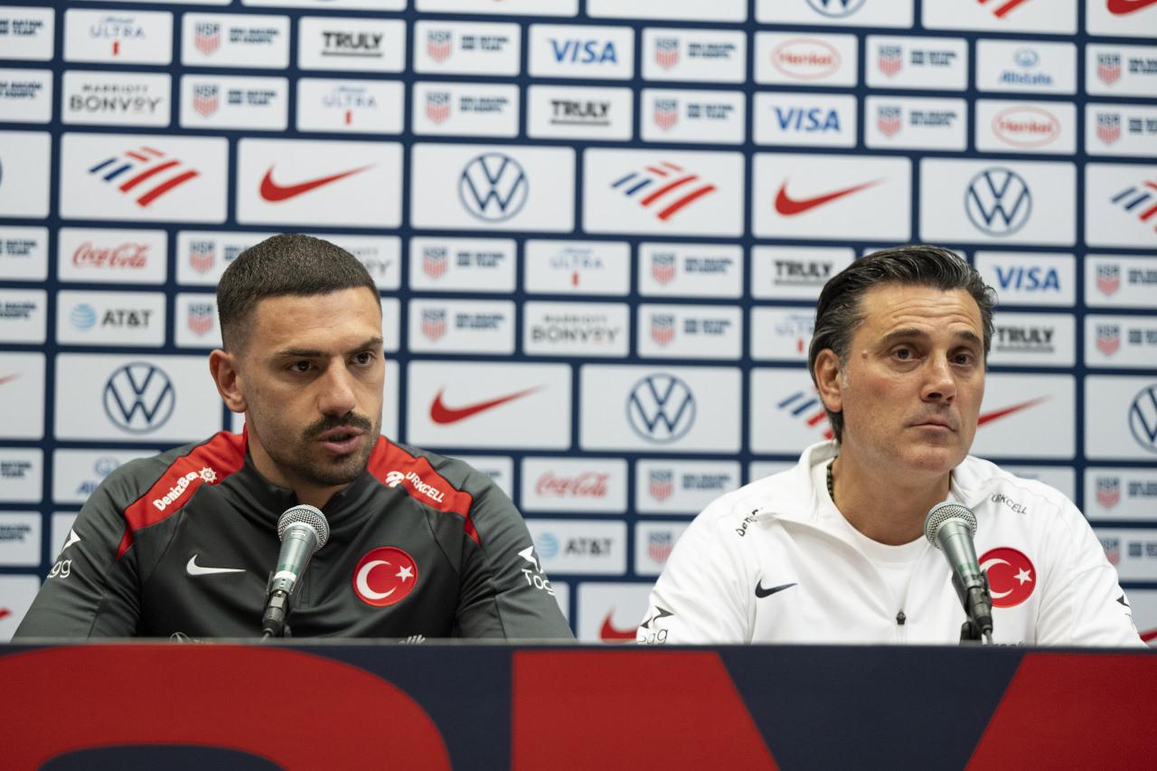 Vincenzo Montella ve Melih Demiral karşılaşma öncesinde basın toplantısı düzenledi.