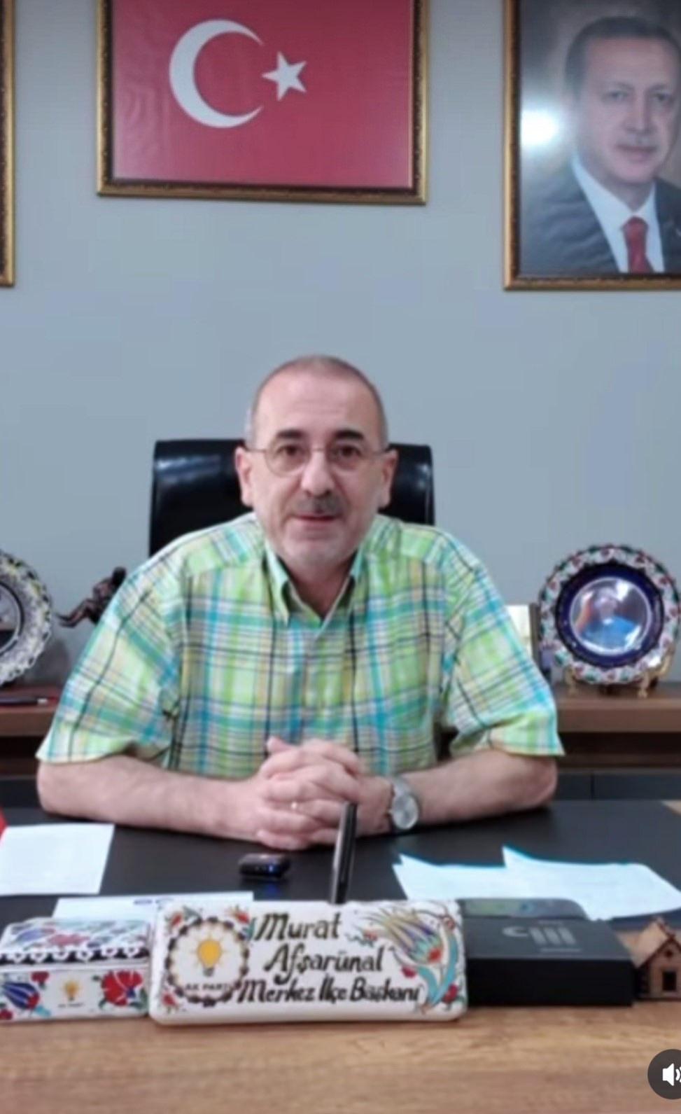  AK Parti Kütahya Merkez İlçe Başkanı Murat Afşarünal,