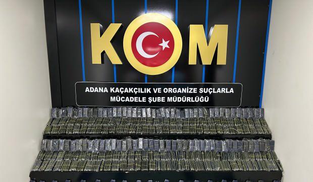 Adana'da ele geçirildi: Piyasa değeri tam 14 milyon 100 bin TL
