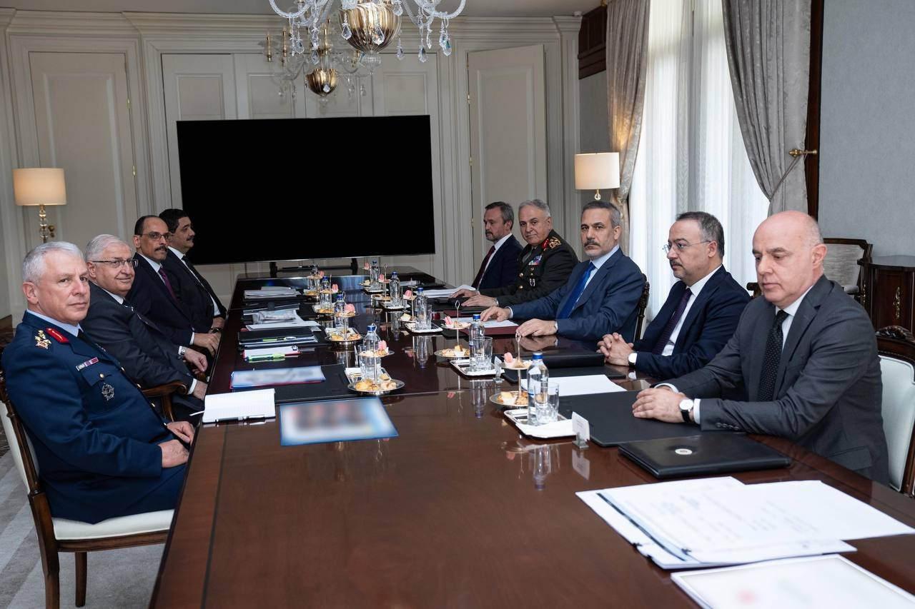 Dışişleri Bakanlığı'ndaki toplantıdan bir kare