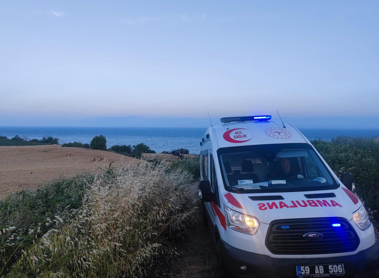 Bekmezci ambulansla Şarköy Devlet Hastanesi’ne kaldırılıp kontrolden geçirildi.