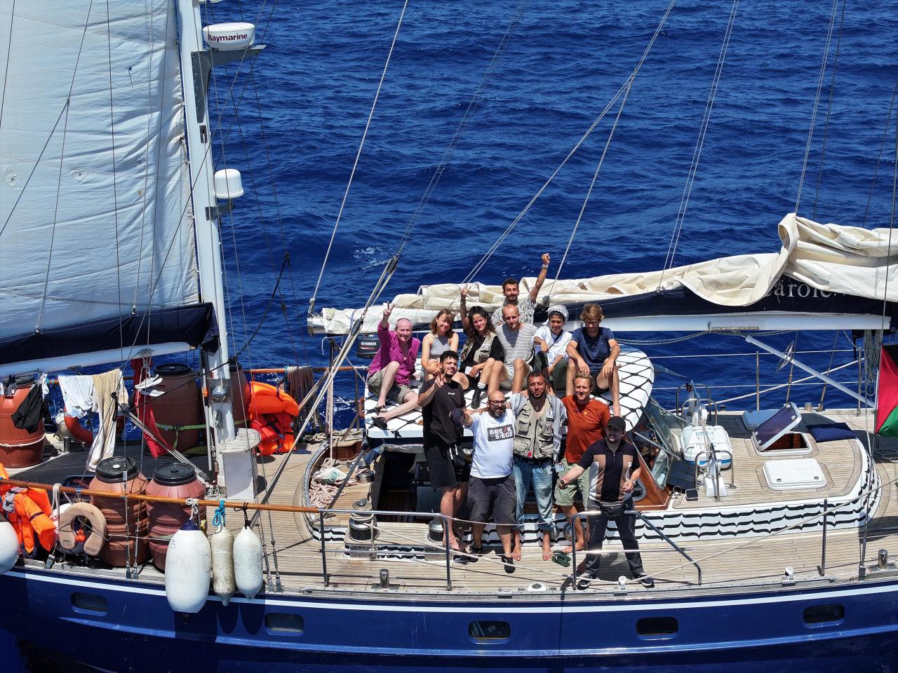 Özgürlük Filosu Koalisyonuna (Freedom Flotilla Coalition-FFF) ait "Madleen" isimli yelken