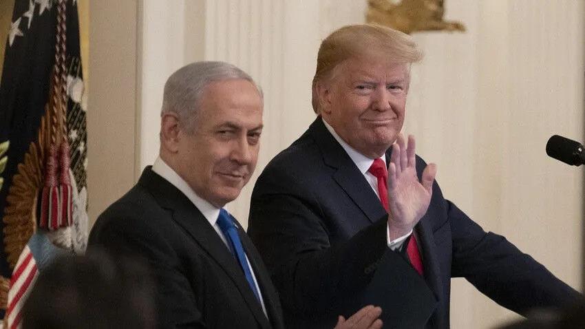 İsrail Başbakanı Benyamin Netanyahu- ABD Başkanı Donald Trump