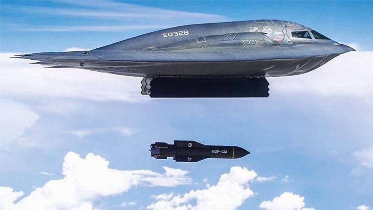 ABD ordusuna ait B-2 Spirit bombardıman uçağı