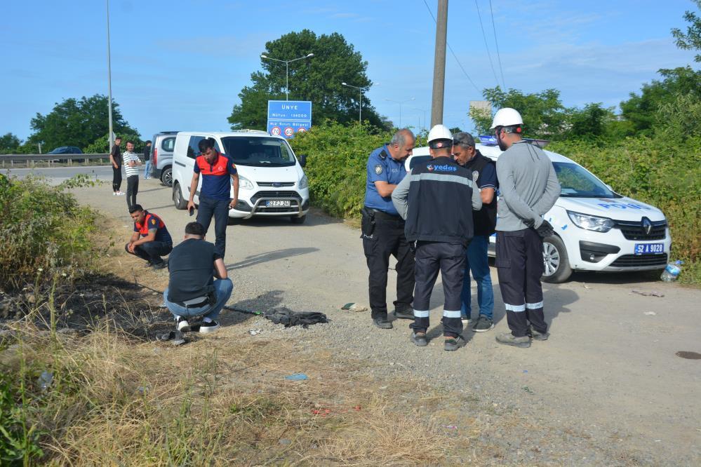 Ordu'da balık tutan genç, elektrik akımına kapılarak hayatını kaybetti