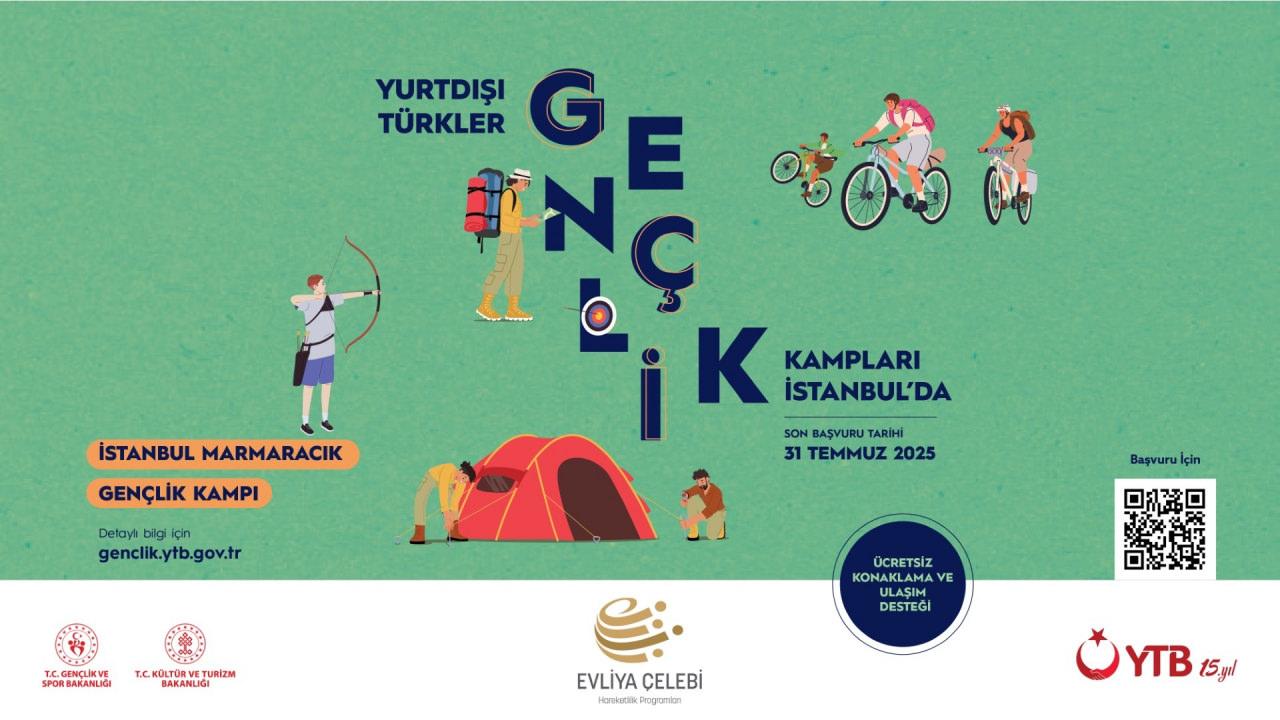 YTB’nin “Yurtdışı Türkler Gençlik Kampları” başvuruları başladı