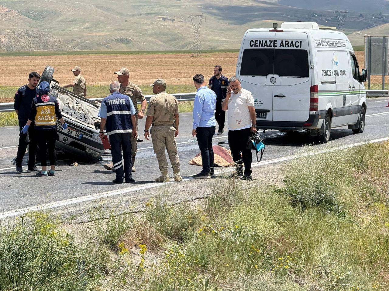 Kaza yerinden görüntü