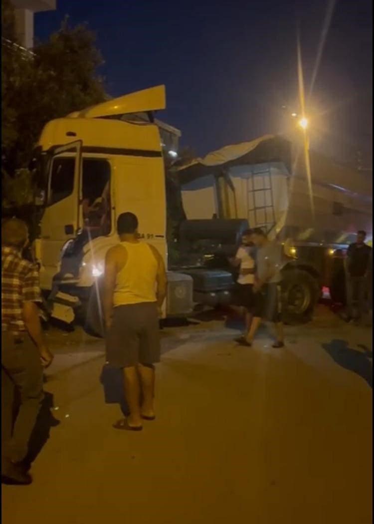 Olaya neden olan tır