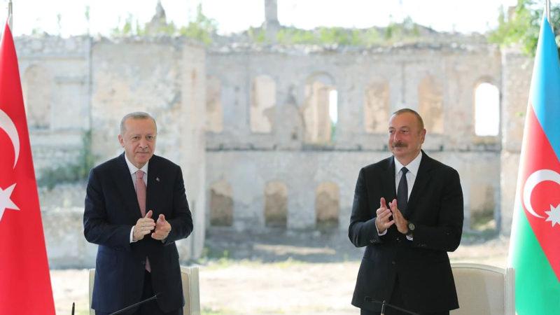 Cumhurbaşkanı Erdoğan ve Azerbaycan Cumhurbaşkanı İlham Aliyev