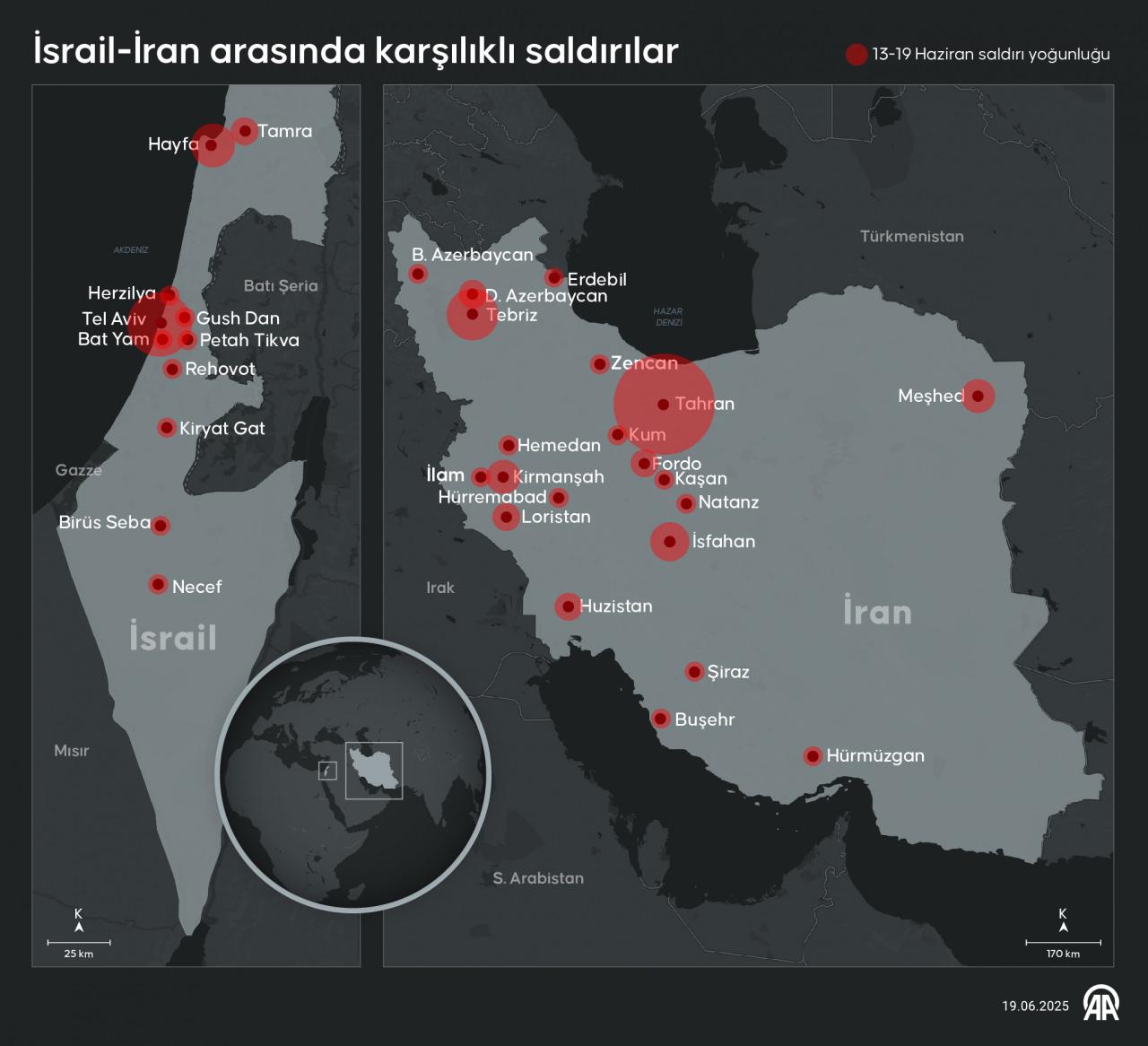 İsrail-İran arasında karşılıklı saldırılar