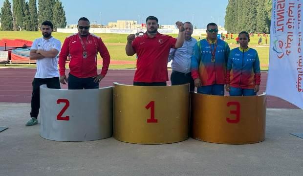 Mill sporcumuz, Tunus'ta altın madalya kazandı