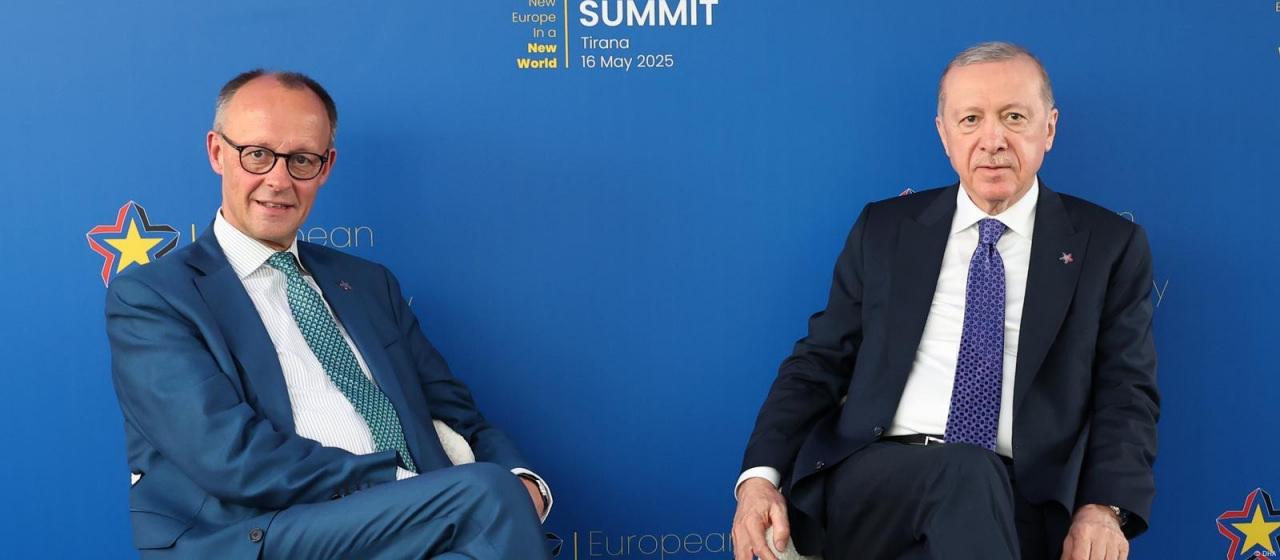 Cumhurbaşkanı Recep Tayyip Erdoğan ve Almanya Başbakanı Friedrich Merz