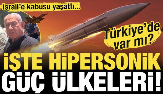 Hipersonik güç ülkeleri açıklandı