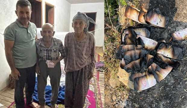 Tüm birikimini yangında kaybetmişti: Kül olan paraya devlet eli