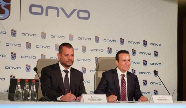 Trabzonspor'un forma sırt sponsoru Onvo oldu