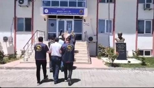 Çalışmalar sonucunda yakalanan şahıslar
