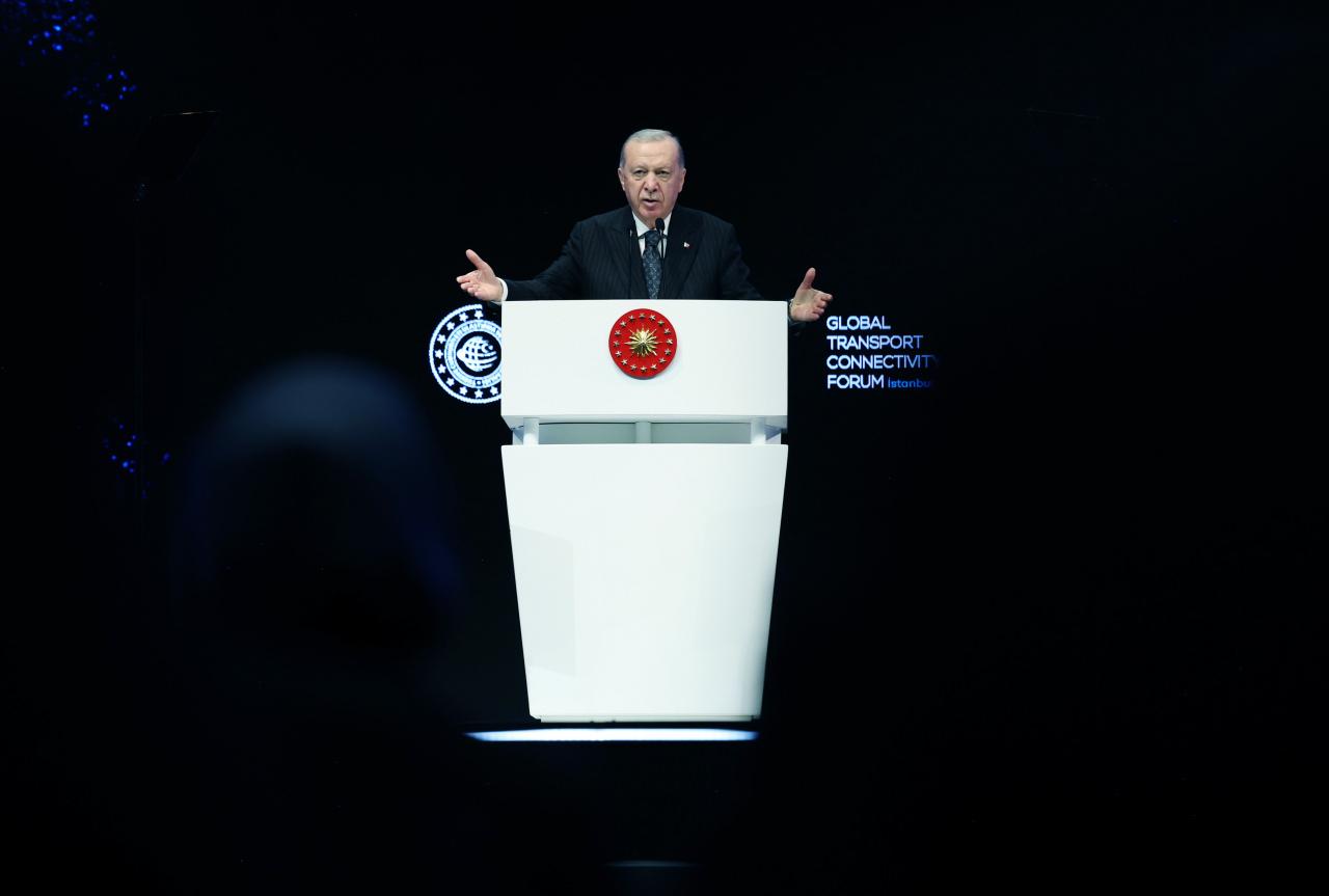 Cumhurbaşkanı Recep Tayyip Erdoğan, Küresel Ulaştırma Koridorları Forumu'nda konuştu
