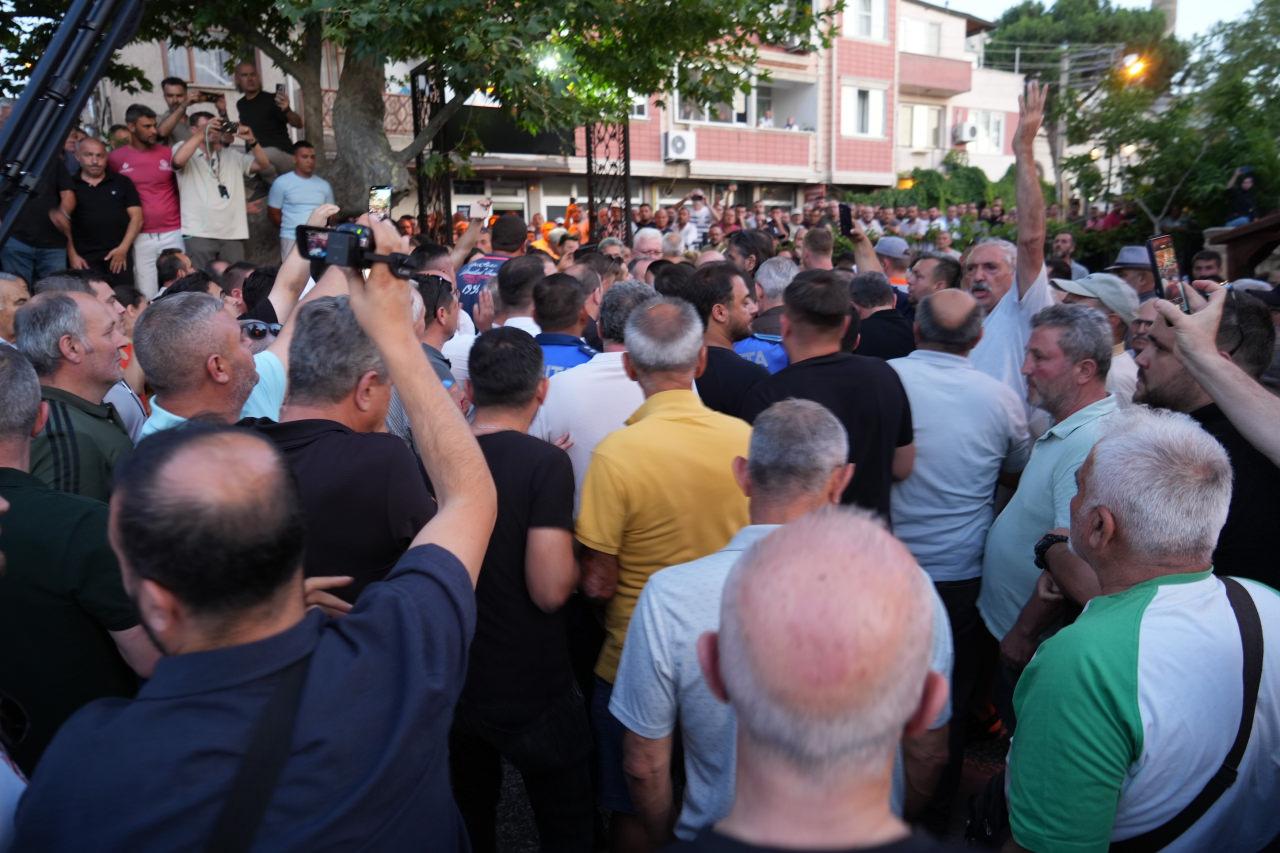 İlçede yaşanan gerginlik