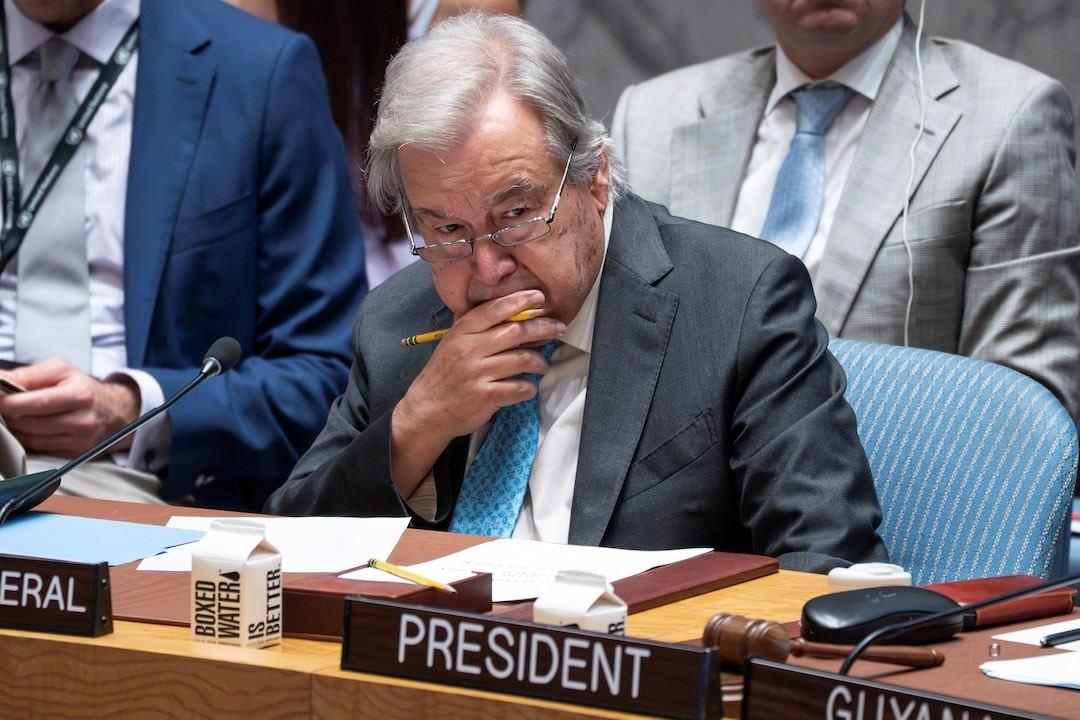 Birleşmiş Milletler (BM) Genel Sekreteri Antonio Guterres