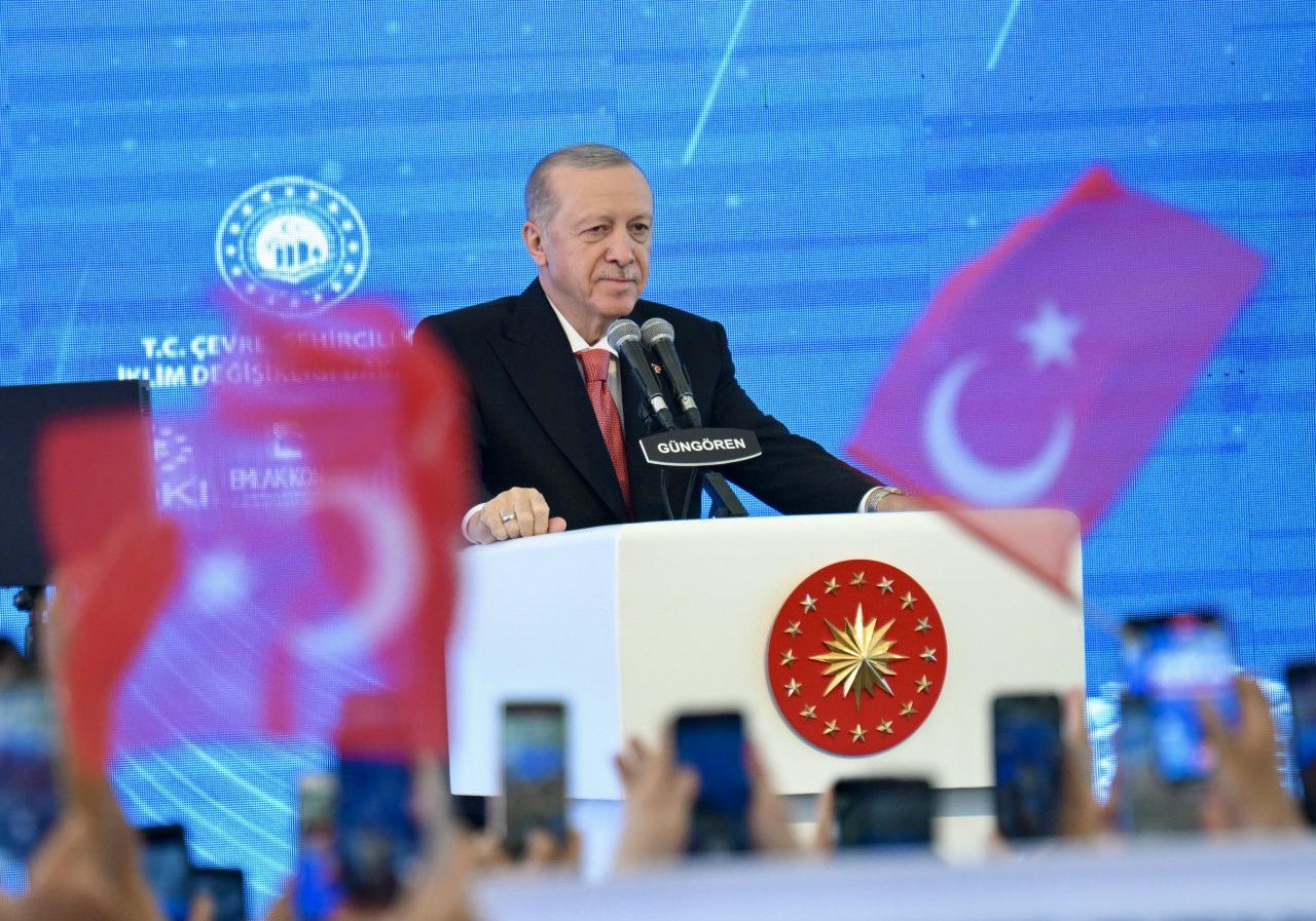 Cumhurbaşkanı Erdoğan, Güngören'de konuştu. 