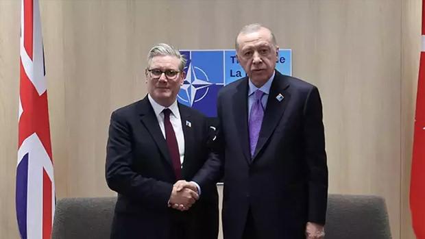 Cumhurbaşkanı Erdoğan ve İngiltere Başbakanı Starmer