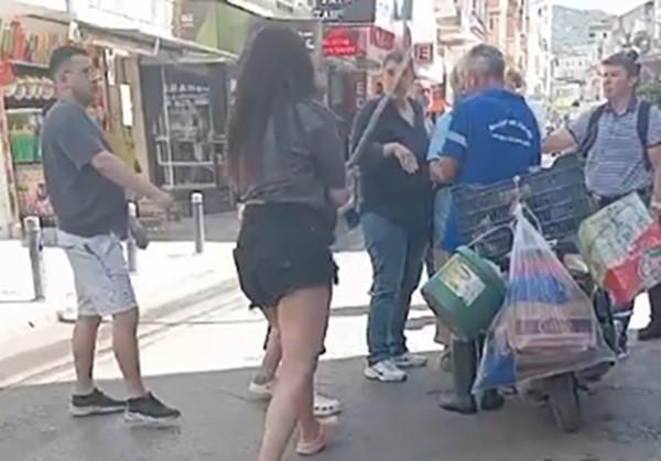Kadınların belediye işçisini dövdüğü anlar