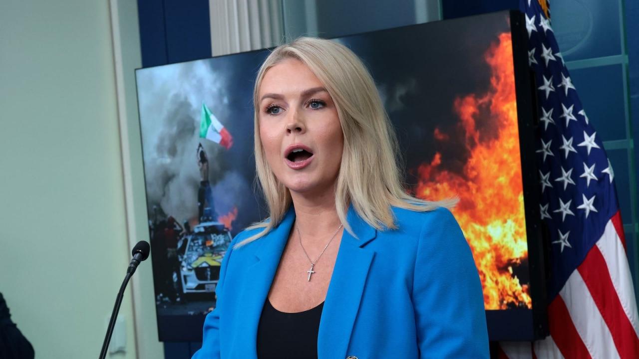 Beyaz Saray Sözcüsü Karoline Leavitt