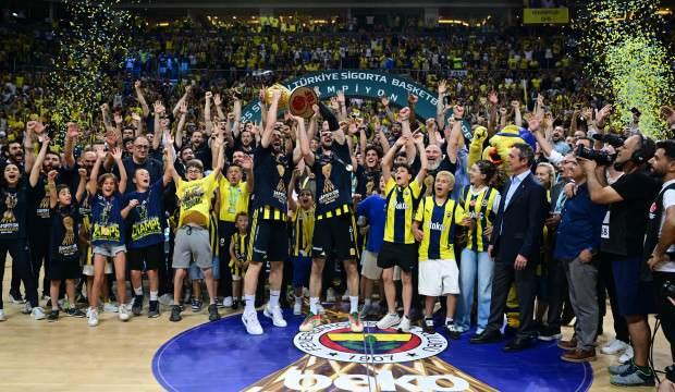 Basketbol Süper Ligi'nde sampiyon Fenerbahçe
