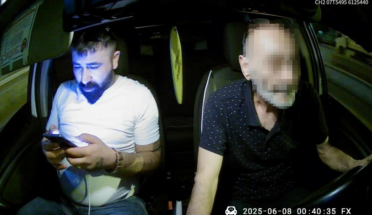 Taksinin içinden görüntüler